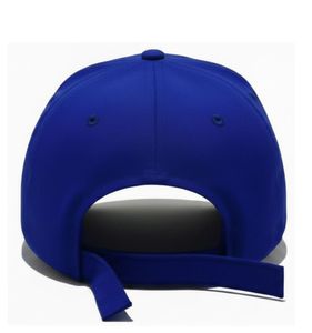 Blue Baseball Cap with Embroidered and 6-Panel Casual <b>Hat</b> Adjustable Baseball cap <b>For</b> 4 Season - Product Image 3