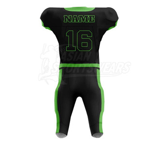 Uniforme de Fútbol Americano Ligero y Transpirable de Alta Calidad, Corte Estándar, Ropa de Equipo, Servicio OEM, Diseño Personalizable Gratuito - Product Image 2