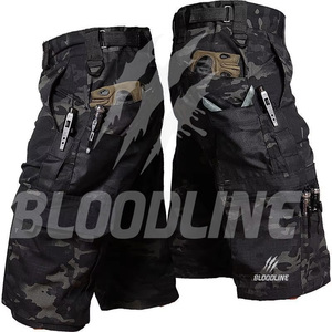 Pantalones Cortos Cargo para Hombre Bloodline, de Secado Rápido, Tela Oxford, Estilo Workwear, Logotipo Frontal Impreso, Cintura Media - Product Image 5