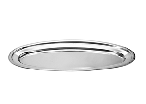 Stainless Steel Oval Serving Trays MIINOX MW-OVTS High Quality Mirror Finish Modern Design Movable for <b>Home</b> Hotel Restaurant - Product Image 2
