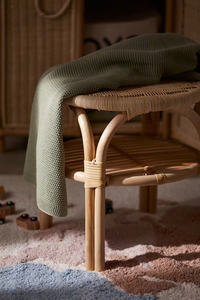 Taburetes de mimbre para niños, sillas redondas para estudiar y jugar, muebles para sala de estudio. - Product Image 4