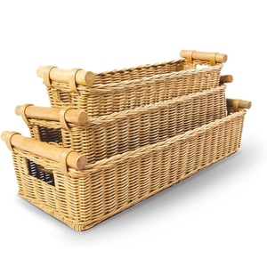 Cesta de ratán al mejor precio, diseño funcional para ropa sucia y accesorios de cocina, organizador de cajones, cestas de almacenamiento - Product Image 6