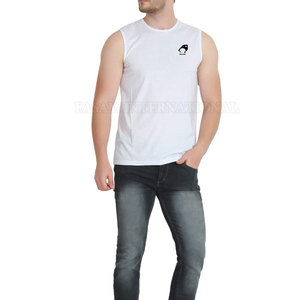 Concevez votre propre t-shirt de sport sans manches grande taille, t-shirts de sport sans manches de qualité supérieure - Product Image 5