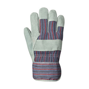 Gants de travail en cuir personnalisés avec logo, à bas prix, pour la sécurité des mains des hommes. - Product Image 2