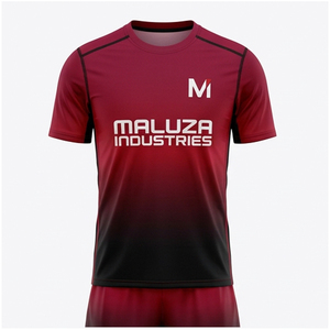 Conjunto de Uniforme de Fútbol Personalizado con Impresión por Transferencia de Calor, Alta Calidad, Absorbe la Humedad, Protección UV, Tallas Grandes, Camiseta y Pantalones Cortos de Fútbol - Product Image 1