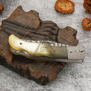 Nuevos Cuchillos Plegables Hechos a Mano de Alta Calidad, Cuchillos Plegables de Acero de Damasco, Herramientas Hechas a Mano - Product Image 6