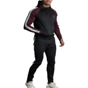 ชุดวอร์มผ้าฝ้ายพรีเมียม OEM เสื้อฮู้ดดี้และกางเกงขายาวสำหรับผู้ชาย ชุดสตรีทแวร์แบบสั่งทำ - Product Image 3