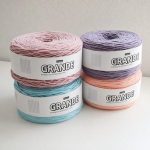 ไหมพรมโครเชต์คอตตอน GRANDE ไหมพรมคอตตอนหวีสำหรับถักมือ น้ำหนัก 300 กรัม ไหมพรมคอตตอนสำหรับถัก - Product Image 5