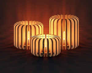 Support de lampe T à cadre en métal design pour la décoration intérieure moderne, la table à manger et le centre de table de mariage - Product Image 1