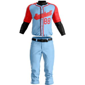 Uniforme de Béisbol Personalizado Hecho en Pakistán, Conjunto Deportivo Transpirable de Poliéster, Jersey de Equipo con Logotipo Personalizado, Venta al Por Mayor - Product Image 5