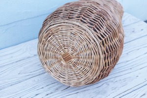 Long Neck Rattan Vase For Living Room <b>Table</b> Decor And Elegant Indoor Flower Arrangement Styling Handcrafted From India - Product Image 6