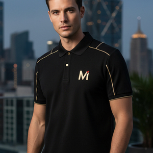 Polo personnalisé avec logo sublimé, manches courtes, impression intégrale, polo de sport pour homme, t-shirt respirant, vêtements de golf décontractés - Product Image 6