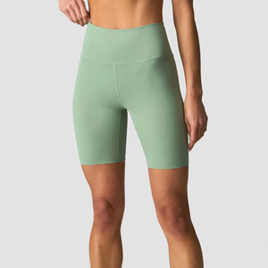 Shorts longs de sport pour femmes, 80% Spandex 20% Élasthanne, taille haute, motif uni, effet push-up des fesses, Fabricant de vêtements de sport - Product Image 6