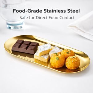 Plato Multiusos para Postres, Organizador de Joyas y Cosméticos, Bandeja Decorativa de Grado Alimenticio para Cocina, Comedor, Baño y Tocador - Product Image 4