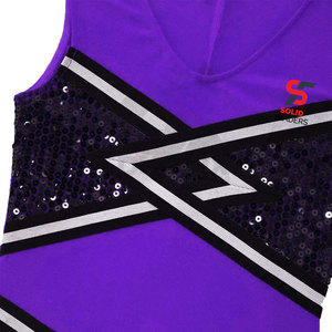 Tenue de match professionnelle Solid Trader, haute élasticité, style moderne, tissu durable, finition élégante, uniforme de cheerleading - Product Image 6