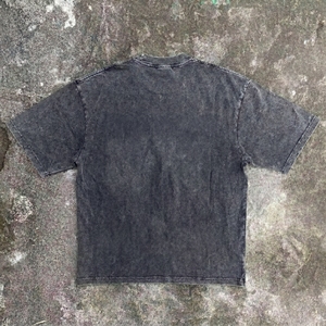 T-shirt en coton surdimensionné pour homme, imprimé Snow Grace Wolf Pack, manches courtes, col rond, coupe décontractée - Product Image 5