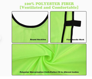 Breathable <b>Soccer</b> Training Jersey Football Pinnies Jersey Polyester Football Vest Jersey <b>Soccer</b> Bibs Sportswear Adults - Product Image 3
