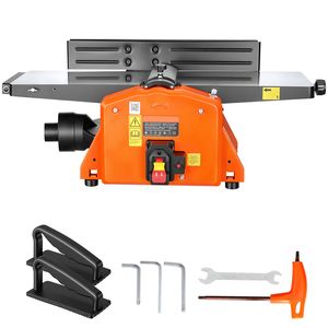 Pialla a spirale da banco da 8 pollici, 2 HP, 8500 RPM, con testa di taglio a 18 lame, estensibile, in alluminio pressofuso, per uso agricolo e industriale - Product Image 1