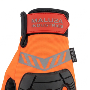 Guantes de Trabajo Mecánicos con Absorción de Impactos OEM Personalizados, Protección para Dedos de Poliéster, Flexibles, Transpirables, Antideslizantes y con Pantalla Táctil - Product Image 2