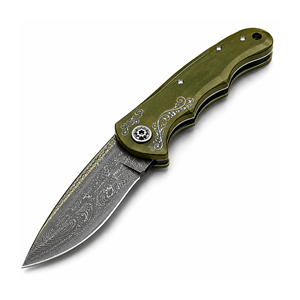 Cuchillo de Hoja Fija Hecho a Mano SHARP POINT TRADES, Estilo Sheepsfoot, Borde Recto, Mango de Cuero, Grado Industrial, Grosor de 0.5mm, TST-A-621 - Product Image 4