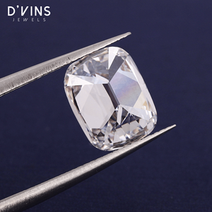 Bague D'vins Jewels en diamant de laboratoire de 3 carats, taille coussin, couleur D, clarté VVS, taille barre personnalisée, prix de gros, prête à l'emploi, diamant de Surat - Product Image 2