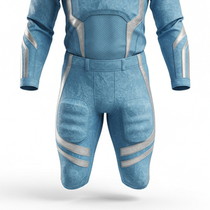 High Performance Custom American Football Uniforms Durable Polyester Spandex Blend V-Neck Shoulder <b>Pad</b> Fit Sports Apparel - Product Image 4