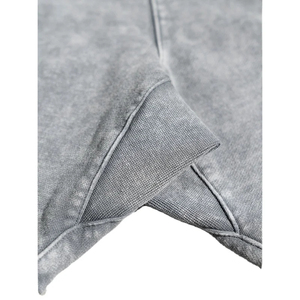 2026 Wholesale High Quality 380gsm 100% Cotton Washed Distressed Shorts Trendy Cargo Bike Casual Breathable <b>Jeans</b> Shorts For Man - Product Image 2
