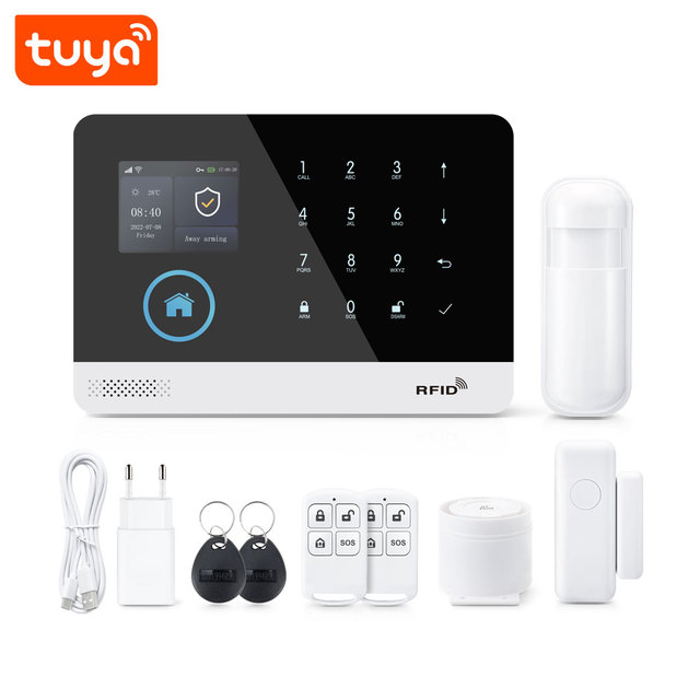 New Arrival GSM Wifi Home Burglar Security Home Alarms System With Support Gas Detector PST-WG103T