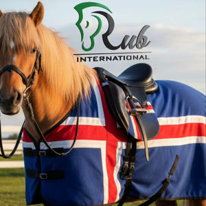 Couverture respirante en maille de coton pur pour chevaux – Anti-insectes et protection solaire pour l'été - Product Image 1