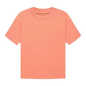 T-shirt pour homme en jersey teint en pièce de qualité supérieure, 100% coton, couleur unie, col rond, coupe ample - Product Image 1