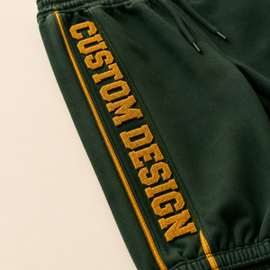 Conjunto Deportivo Personalizado para Mujer con Bordado, Sudadera Verde con Capucha y Pantalones con Cordón, Corte Holgado, Ropa Casual de Otoño - Product Image 6