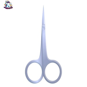 Ryzer Studio Cuticle Scissors Stainless Steel Sharp Tip <b>Pink</b> Handle With Leather Case For At-Home & Manicure Beauty <b>Tool</b> - Product Image 3