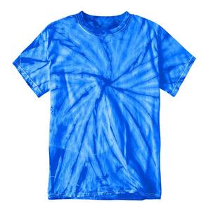 T-shirt unisexe personnalisé OEM tie-dye 100 % coton, style formel, col roulé, manches courtes, respirant, tissu tricoté écologique - Product Image 2
