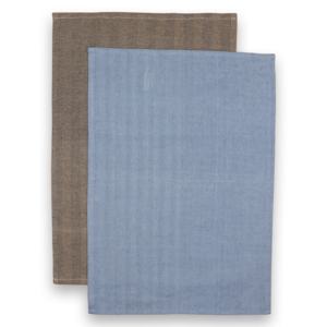 Paño de Cocina 100% Algodón Tejido con Diseño a Rayas y Cuadros, Suave, Cómodo, de Secado Rápido, Multiusos, Ecológico, Certificado GOTS - Product Image 1