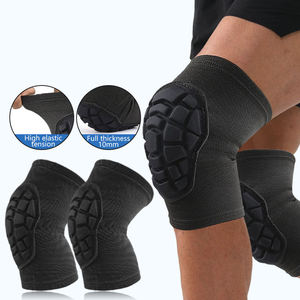 Genouillères élastiques rembourrées personnalisées pour le volley-ball, le basketball, le football, avec éponge épaisse anti-collision, protège-genoux de sport - Product Image 2