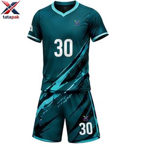 Nuevos Conjuntos de Camisetas de Fútbol para Clubes y Academias, Uniforme de Fútbol para Hombre, Kits de Fútbol para Adultos, Impresión Personalizada por Transferencia de Calor, 100% Poliéster - Product Image 3