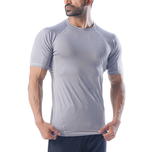 Training <b>Men</b> Compression <b>Men's</b> T-Shirts Tight Fit Gym Tee <b>Stretch</b> Fabric Moisture Wicking Athletic Wear Running Fitness for <b>men</b> - Product Image 1