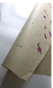 Papier recyclé ivoire 80 g/m² 100 % fibre Lokta non couché à surface ondulée irrégulière pour cadre photo compatible sérigraphie - Product Image 5