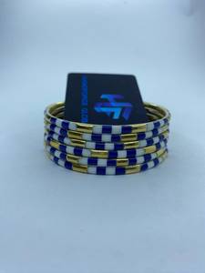 Handforge Global Impex Trendy Ethnic Women's <b>Resin</b> Brass Bangles Manufacturer OEM Supplier Custom Color Factory Eco-Friendly - Product Image 1
