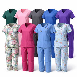 Conjuntos de Uniformes Médicos de Algodón Tejido Personalizados al por Mayor en Varios Colores y Tallas - Servicio OEM para Pedidos al por Mayor para Hospitales - Product Image 3