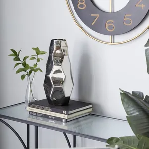 Modern Minimalist Tall Metal Eco-Friendly Tabletop Flower <b>Vase</b> for Apartment Home Decor Urban Interior Styling Solutions Premium - Product Image 1
