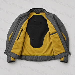 Chaqueta de Motocicleta para Hombre, Transpirable, de Malla, para Verano, con Protección CE, Forro de Aramida, Chaqueta de Motociclista Protectora - Product Image 3