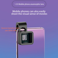 Objectif zoom anamorphique universel pour smartphone 1,33X AF Cinématique Grand écran Objectif vidéo pour les créateurs mobiles