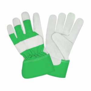 Guantes de Seguridad Industriales de Cuero Vacuno de Primera Calidad para Trabajadores Canadienses, con Puño Reforzado de Goma, para Uso General - Product Image 2