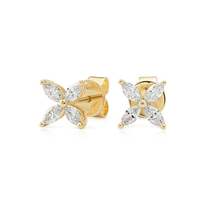 Lab Grown Sparkling Diamond <b>Stud</b> <b>Earrings</b> Women Luxury 14K Solid Gold White/Yellow Gold VVS2/VS1 Diamond Wedding Anniversary - Product Image 2