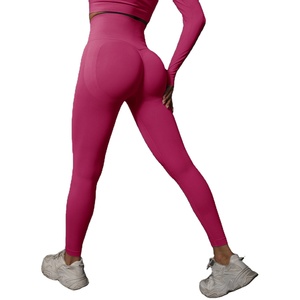 Taille haute Scrunch Butt Lift Leggings Seamless Gym Fitness Yoga Pants Workout Leggings pour femmes - Product Image 1
