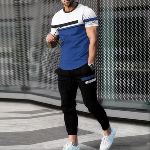 Unisex Hooded Casual Solid Sports Set 2-Piece <b>Jogging</b> <b>Suit</b> 3D Printed Winter Fashion Lightweight Full Sleeve T-Shirt + Pants - Product Image 4