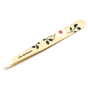 Pinzas para Cejas y Extractor de Pestañas, Herramienta de Belleza de Precisión, Pinzas de Acero Inoxidable para Depilación de Pelo Fino, Punta Inclinada - Product Image 1