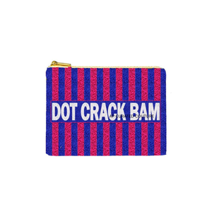 Porte-monnaie en perles faites à la main Dot Crack Bam, pochettes à monnaie personnalisées en perles de rocaille, design tendance, sacs à main perlés artisanaux - Product Image 1