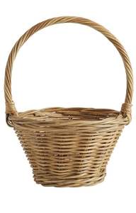 Cesta de Almacenamiento de Mimbre Sintético Hecha a Mano, Elegante, para Flores, Decorativa, Tipo Soporte con Asas Largas, Venta al Por Mayor - Product Image 4